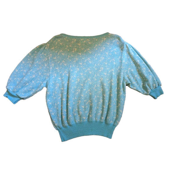 90's Retro 3/4 Sleeve Sweater - Picture 2 of 3